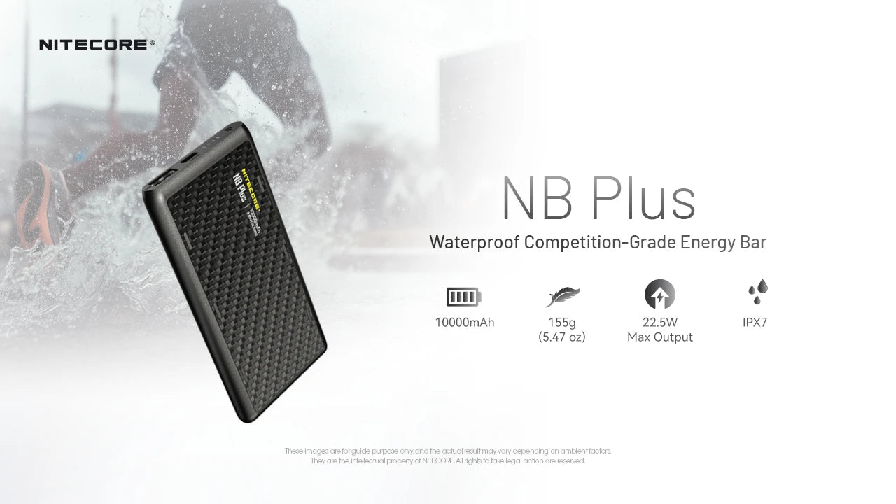 Nitecore NB Plus 10000mAh Lightweight Waterproof Power Bank