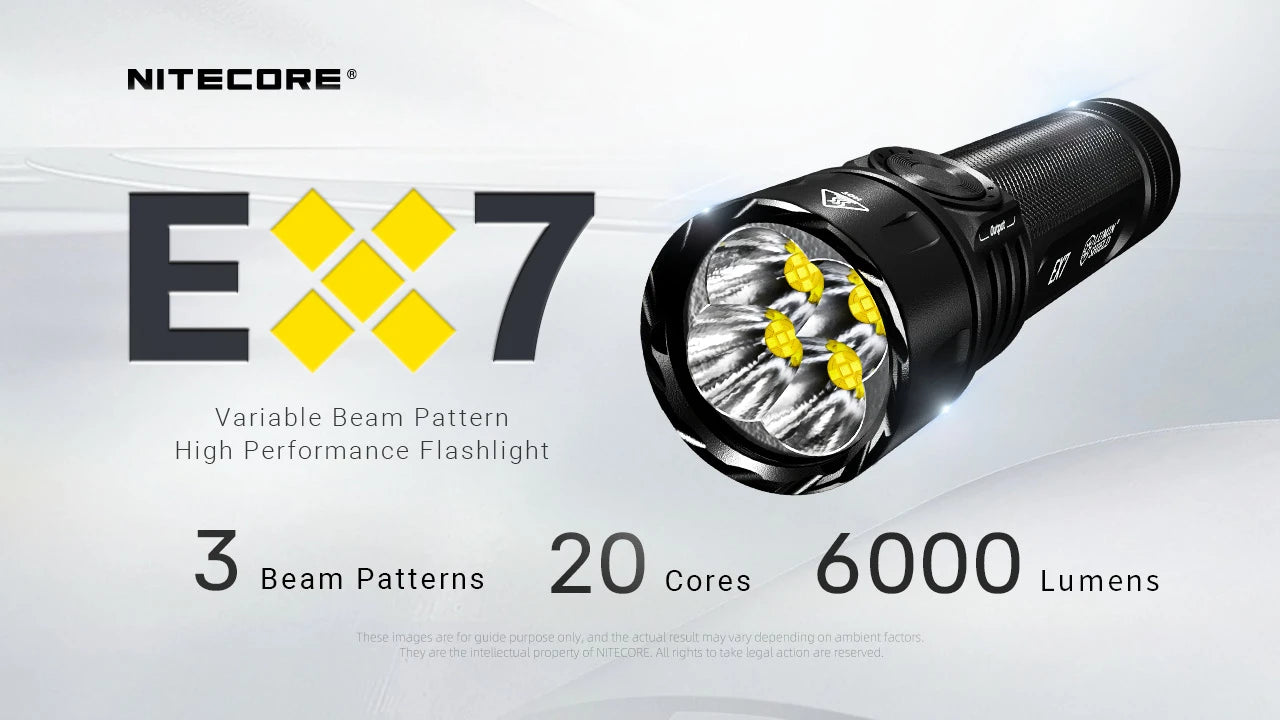 Nitecore EX7 M515S LED Flashlight (6000 Lumens)