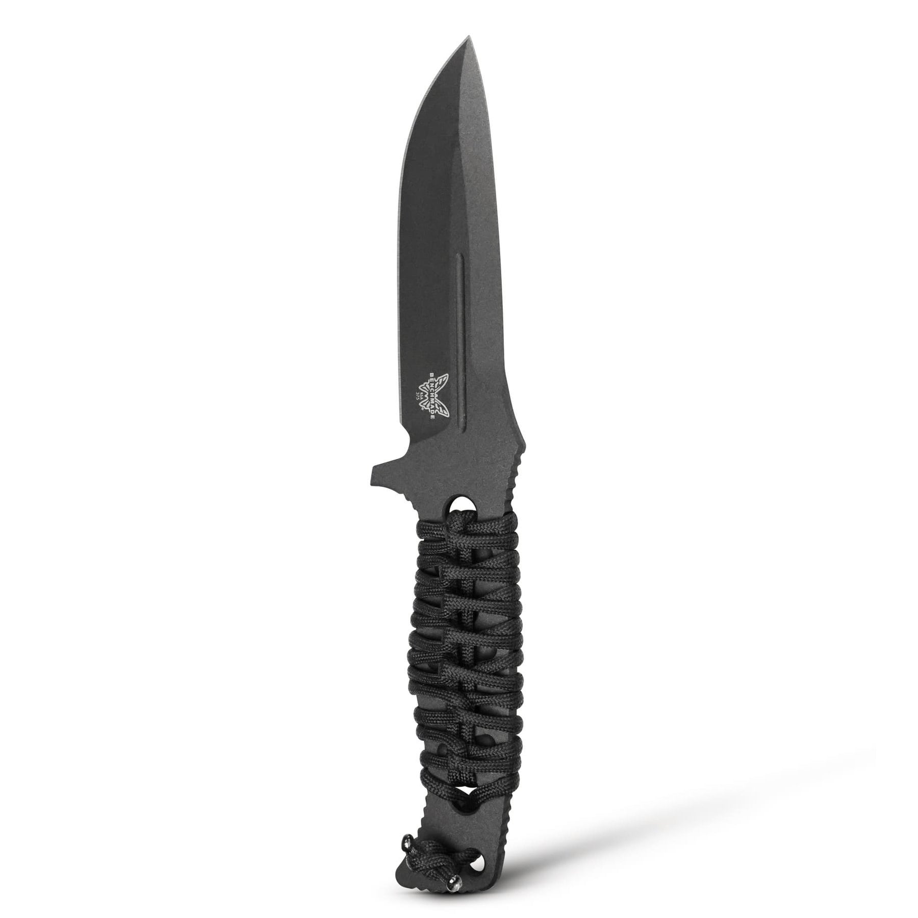 Benchmade 375BK-1 Adamas Fixed Blade (Black Skeletonized Handle)