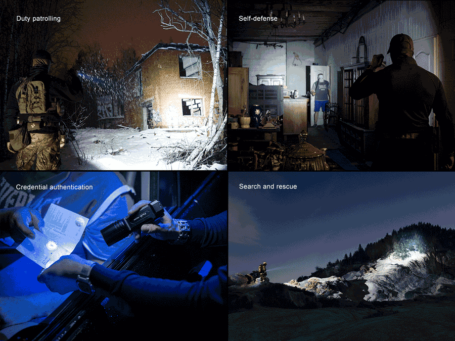 Fenix TK35R + UV Multi-Mode Rechargeable Flashlight (5800 Lumens)