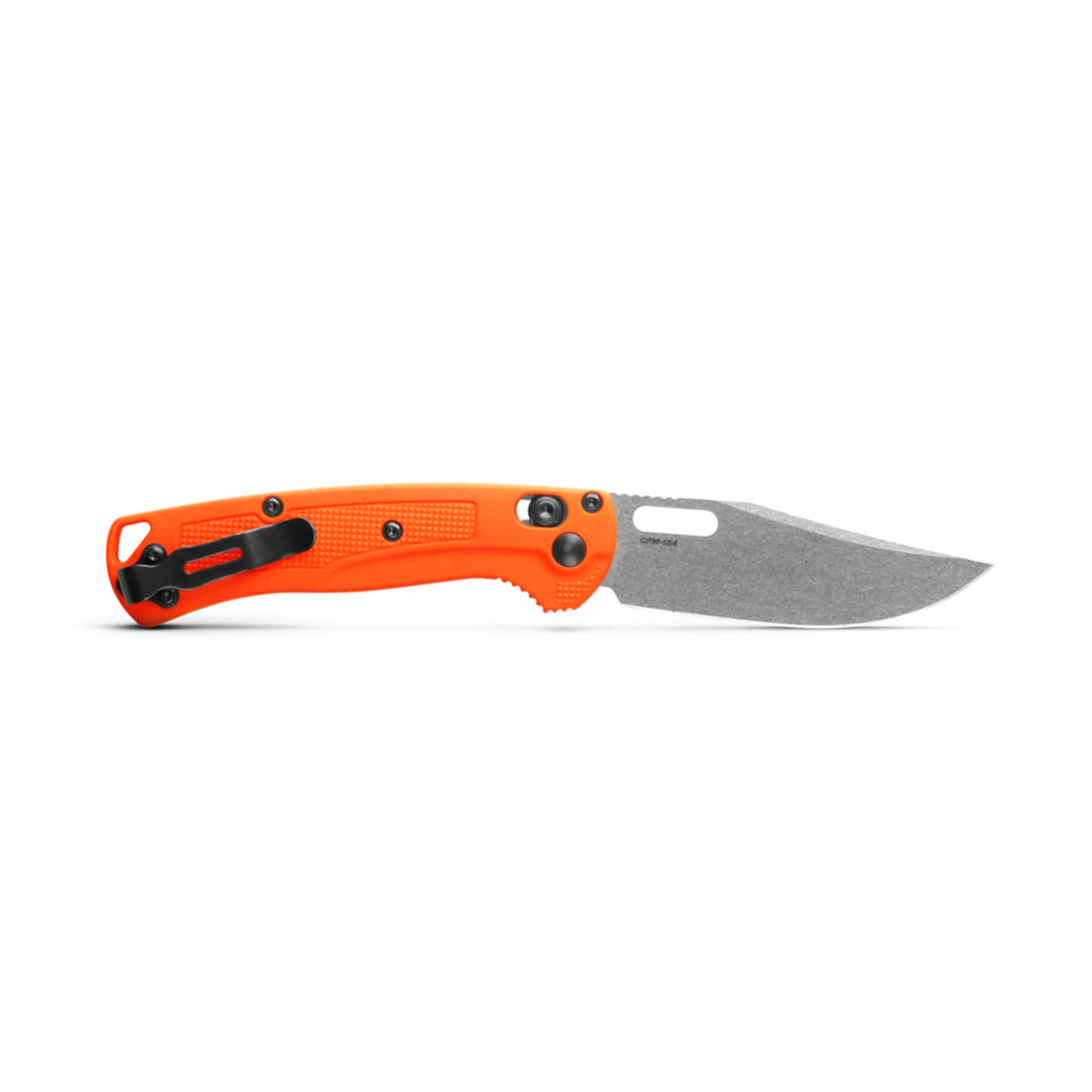Benchmade 15533 Mini Taggedout Folding Knife (Orange Grivory Handle)
