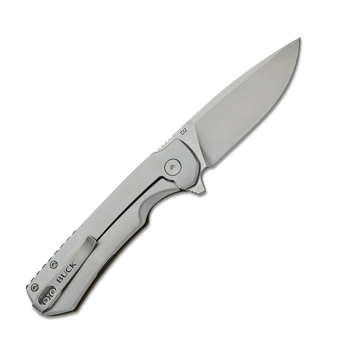 Buck 714 Stinger Folder (Green Aluminum Handle)