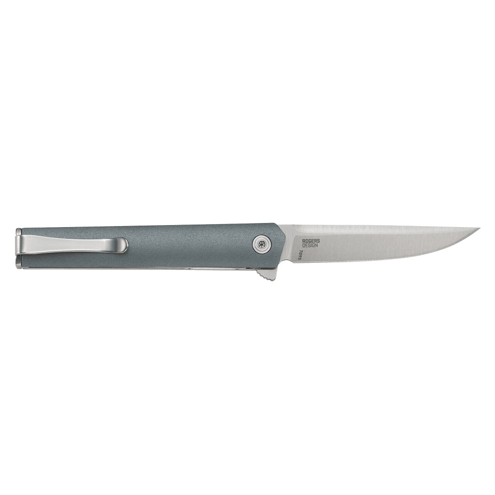 CRKT 7095 CEO Compact Folding Knife (Blue-Gray GRN Handle)