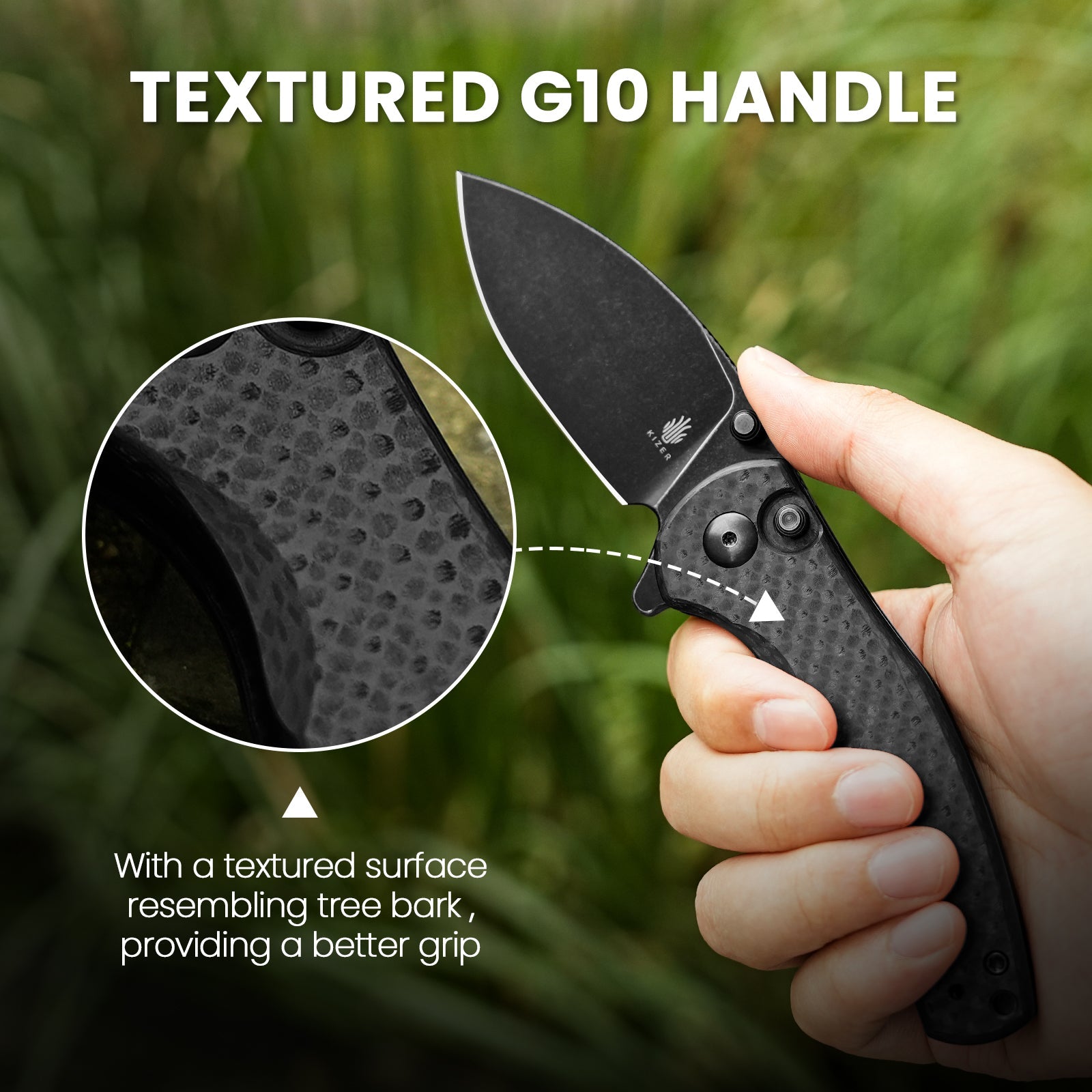 Kizer V3669A2 Mini Grouper Nitro V