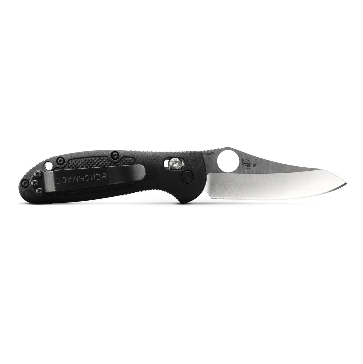 Benchmade 555-S30V Mini Griptilian Folding Knife (Black Noryl GTX Handle)