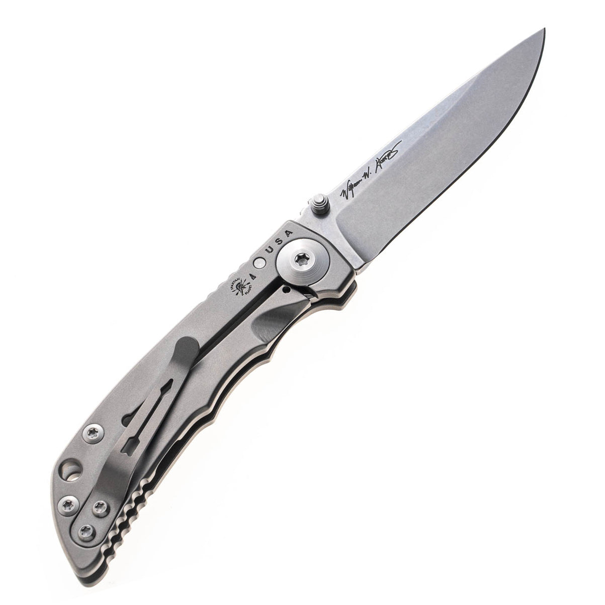 Spartan Harsey Folder 3.25 (Bead Blasted Titanium Handle)