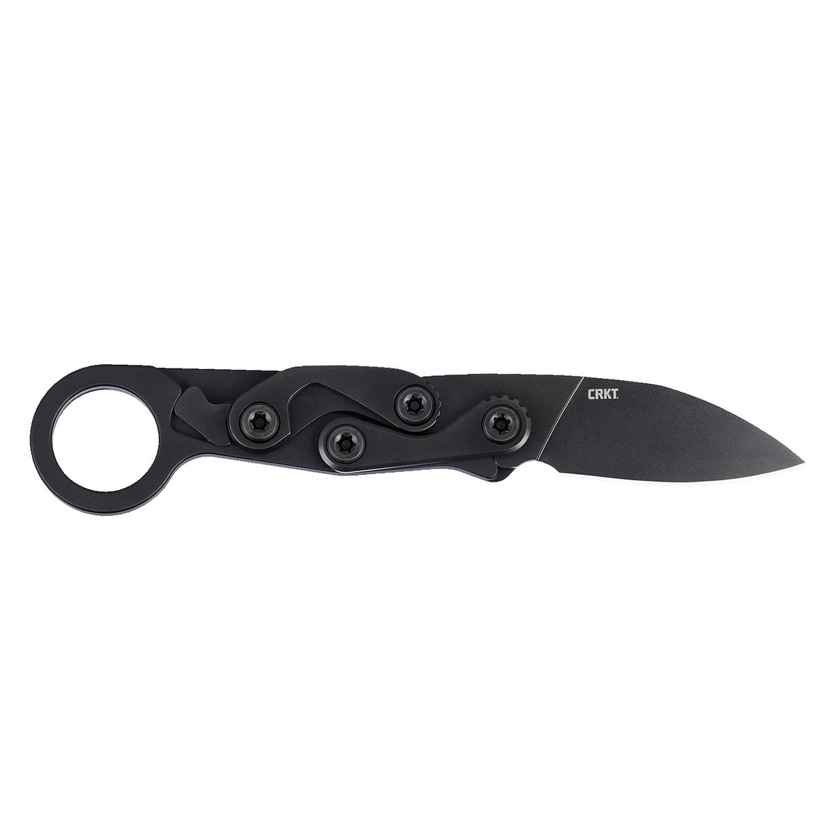 CRKT 4050K Kinematic Provoke EDC Folding Knife (Black Aluminum Handle)