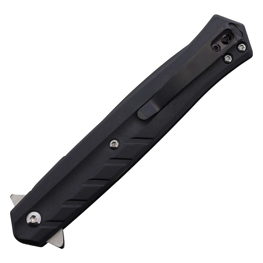 Tac Force 2002 Assisted EDC Folding Knife (Black Nylon Fiber Handle)