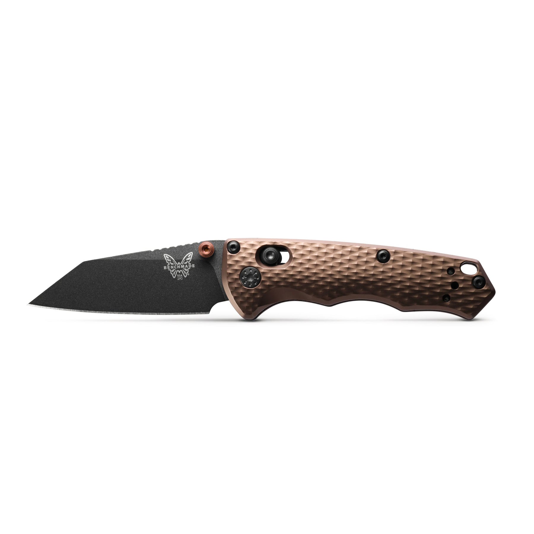 Benchmade 290BK-1 Full Immunity Folding Knife (Flat Dark Earth Billet Aluminum Handle)