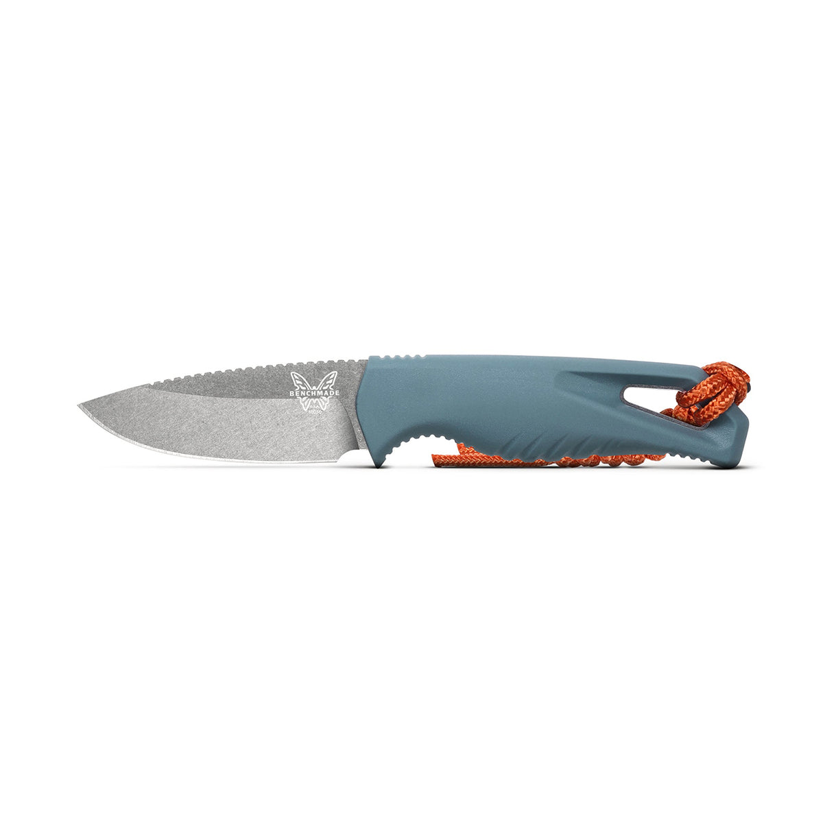 Benchmade 18050 Water Intersect Pocket Fixed Blade (Depth Blue Santoprene Handle)