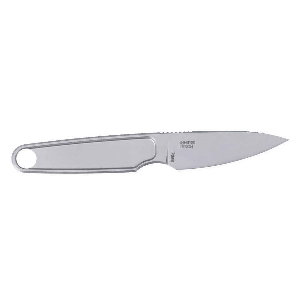 CRKT 7066 HangTi Fixed Blade (One Piece Bead Blast Titanium Construction)