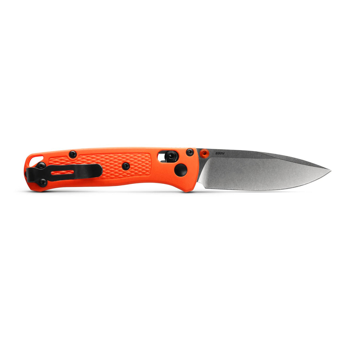 Benchmade 533 Mini Bugout Folding Knife (Orange Grivory Handle)