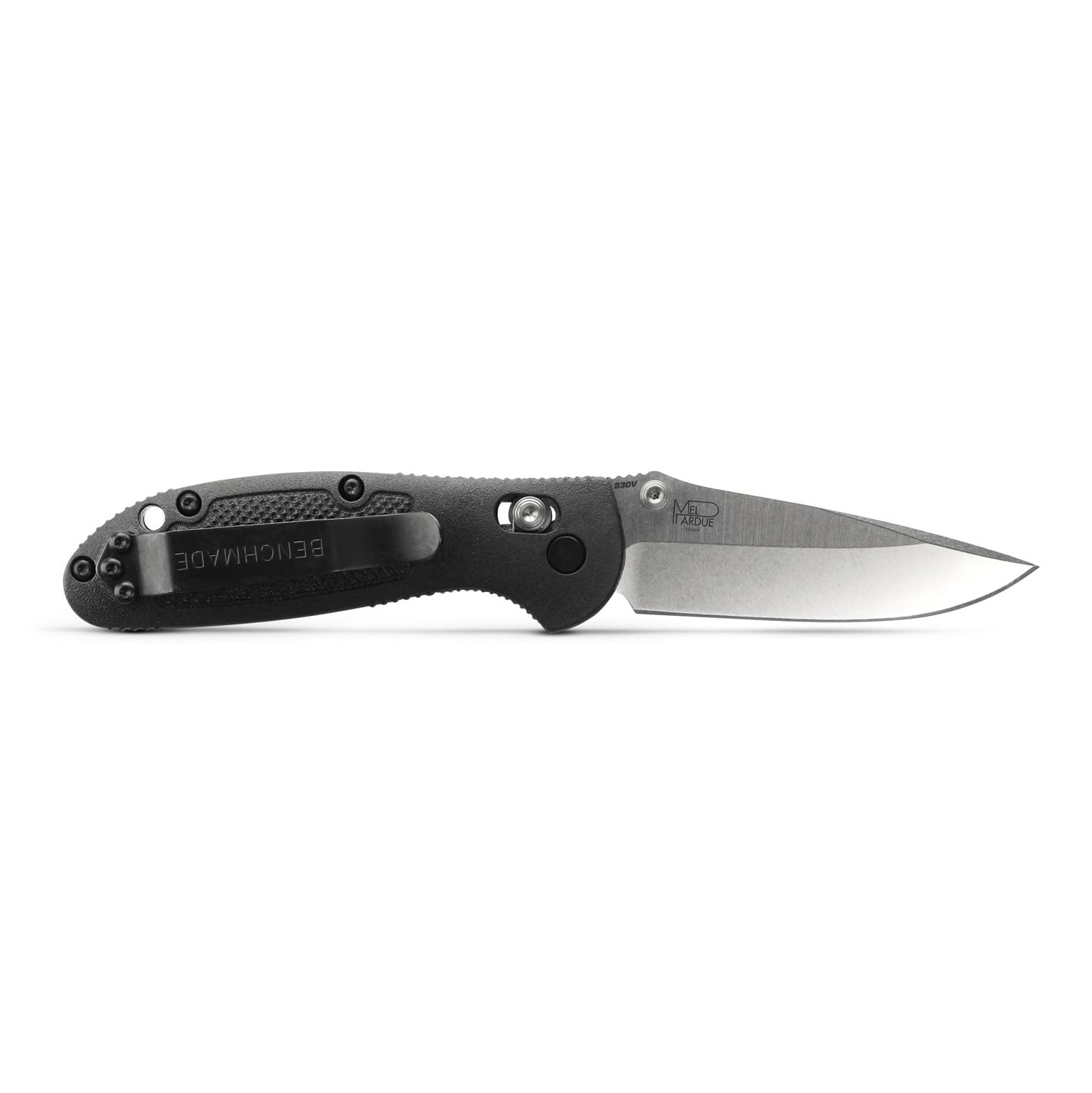 Benchmade 556-S30V Mini Griptilian Folding Knife (Black Noryl GTX Handle)