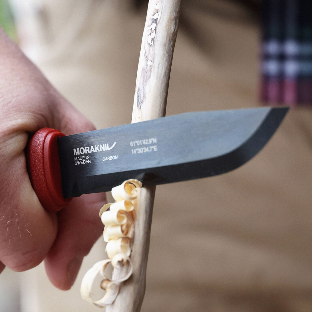 Morakniv Garberg (C) Black Blade Bushcraft Knife (Dala Red Special Edition)