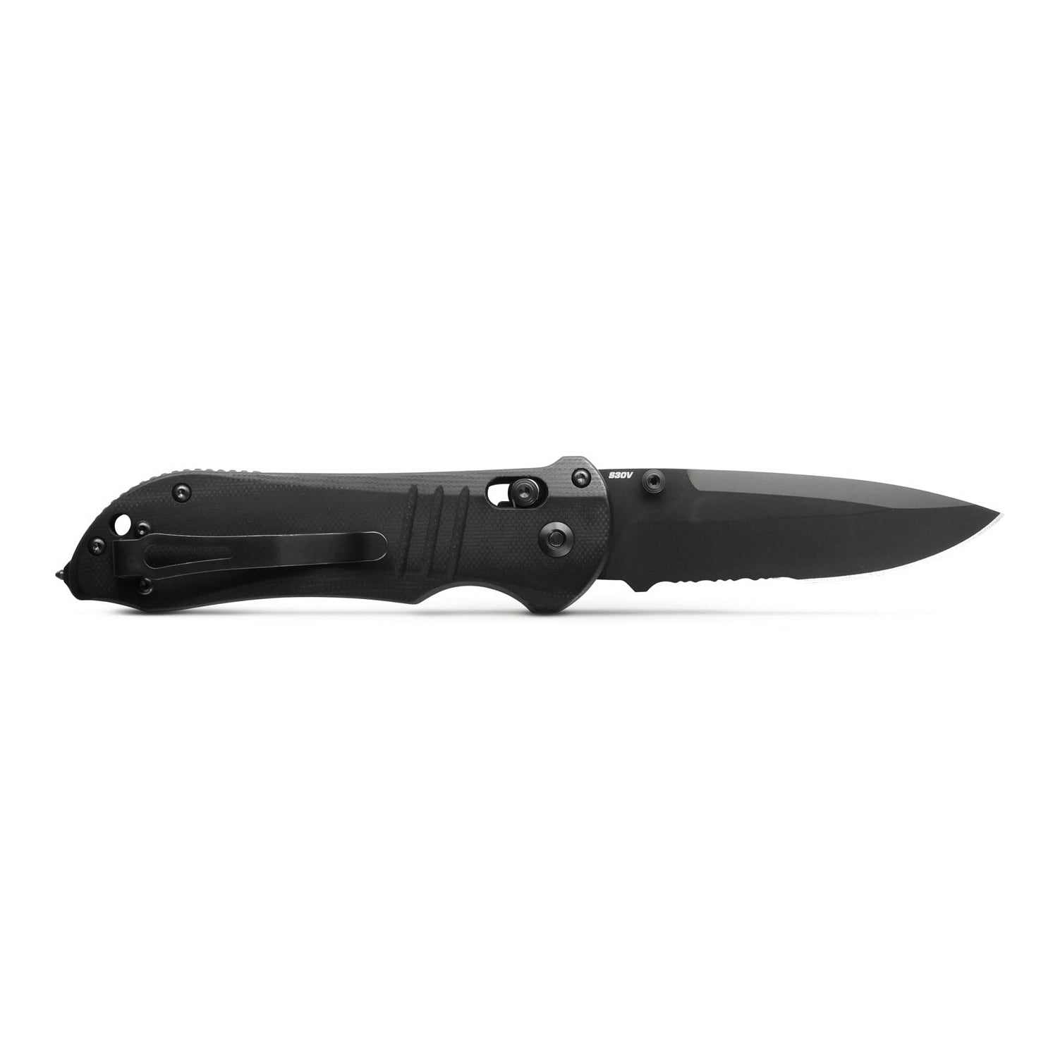 Benchmade 917SBK Tactical Triage Folding Knife (Black G10 Handle)