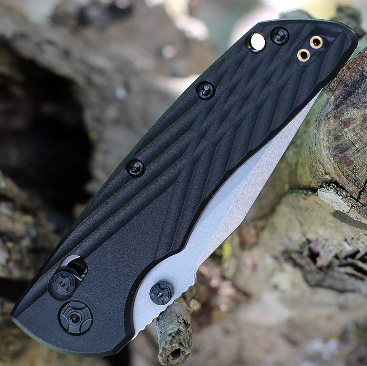 Hogue Deka MagnaCut Folding Knife (Black Polymer Handle)