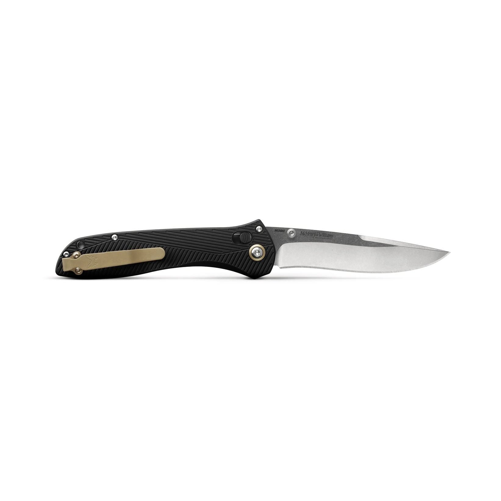 Benchmade 710-25 Seven | Ten Folding Knife (Black Machined Aluminum Handle)