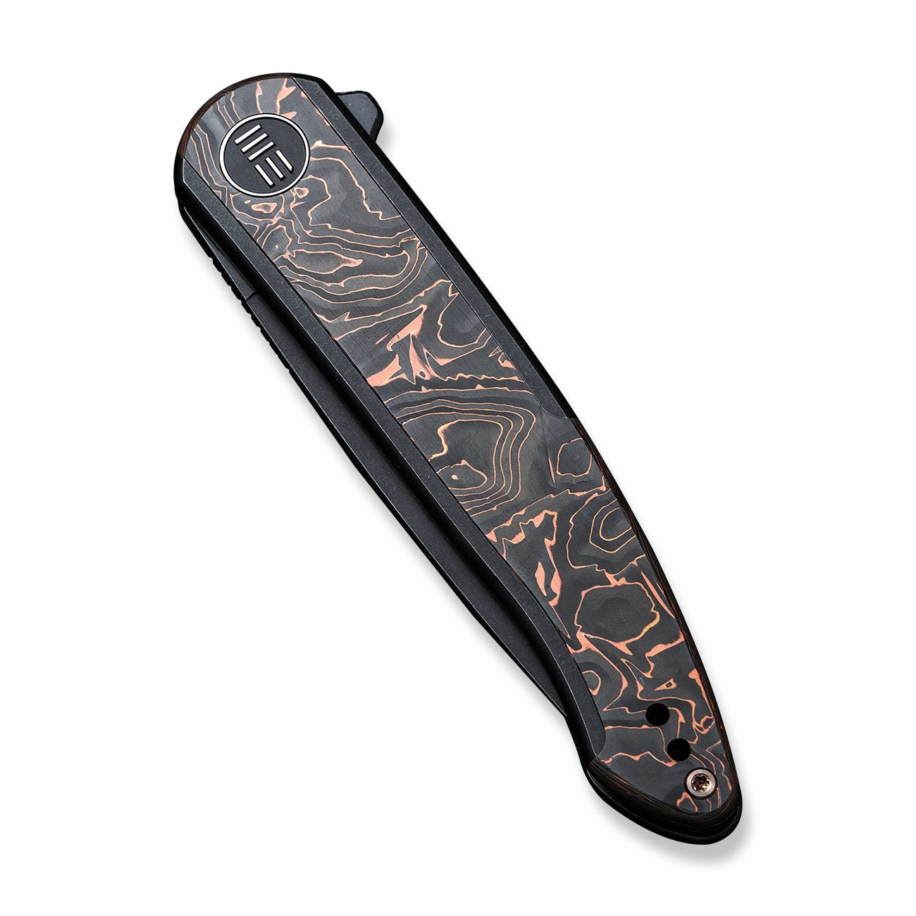WE KNIFE WE20043-6 Smooth Sentinel (Titanium & Carbon Fiber Handle)