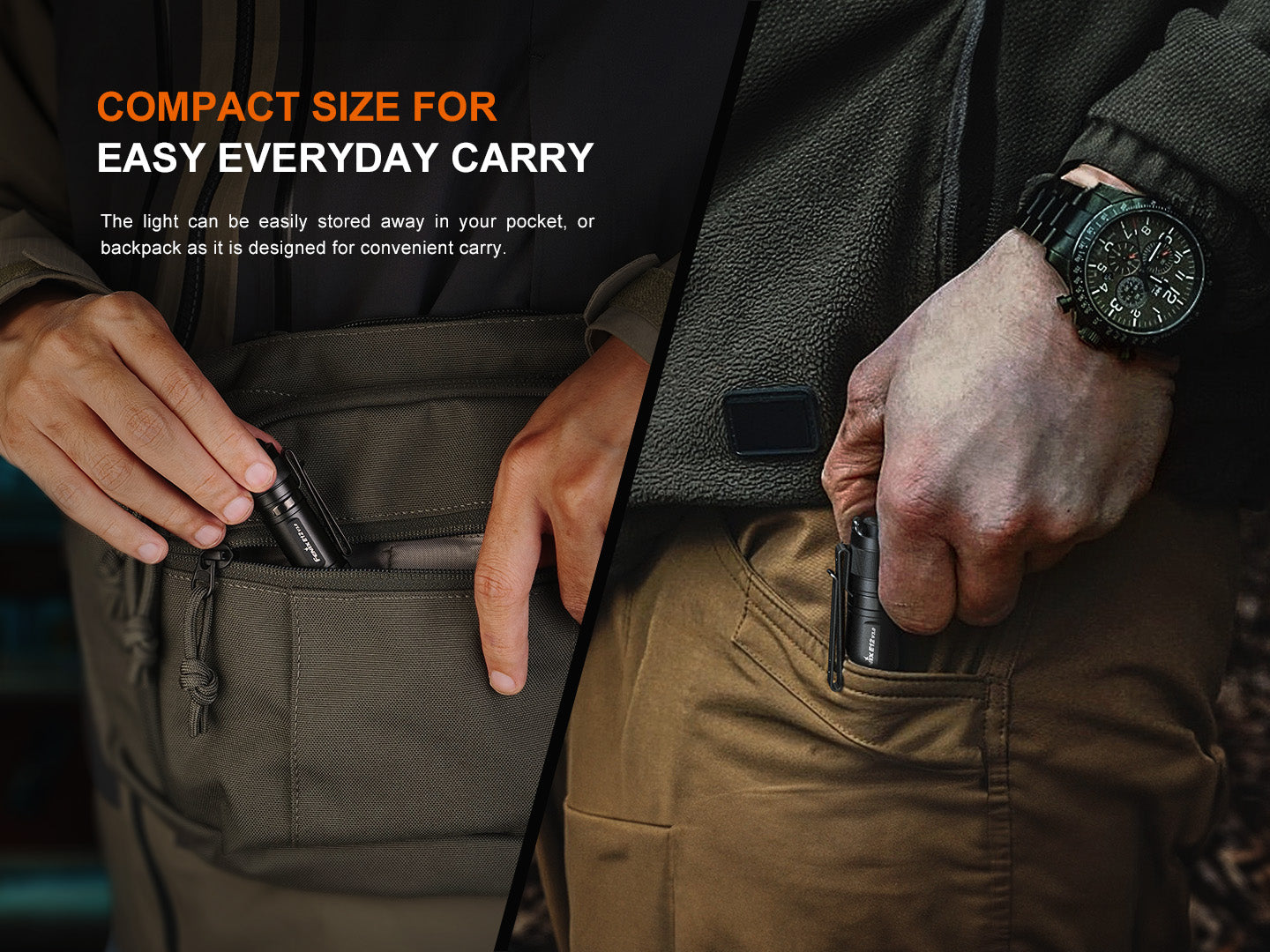 Fenix E12 V3.0 EDC Flashlight (200 Lumens)