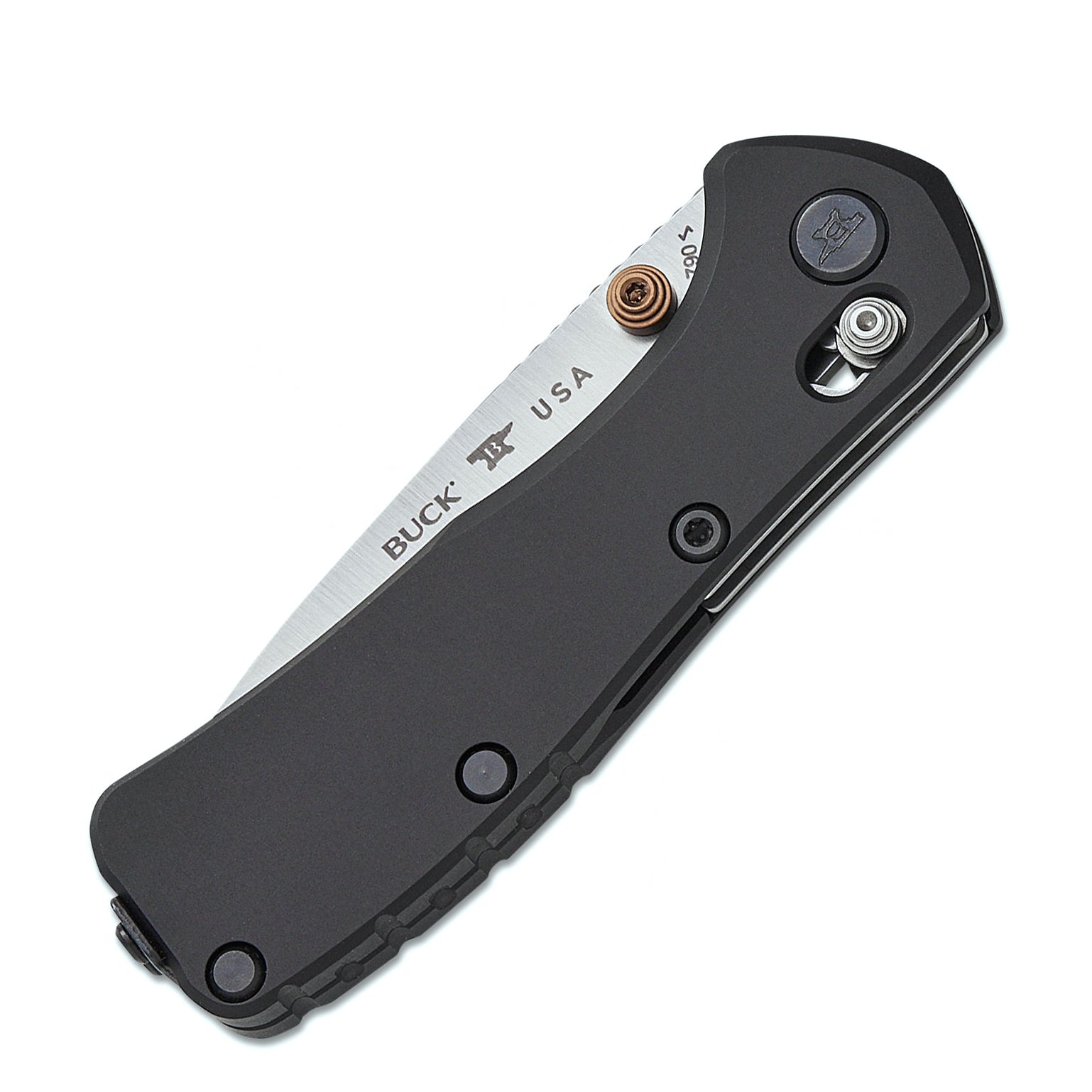 Buck Mini Range Elite Folder (Black Aluminum Handle)