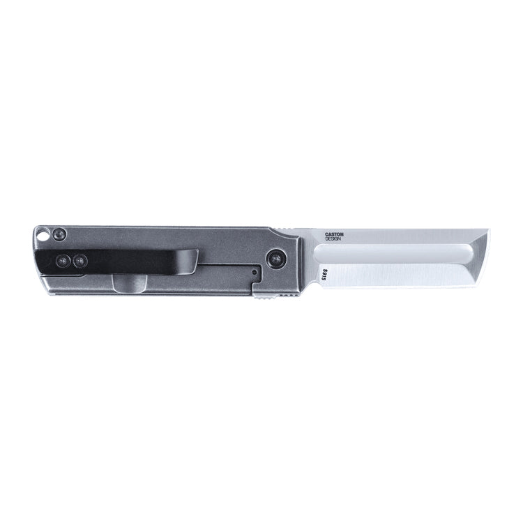 CRKT 5915 MinimalX Folding Knife (Gray Stainless Handle)