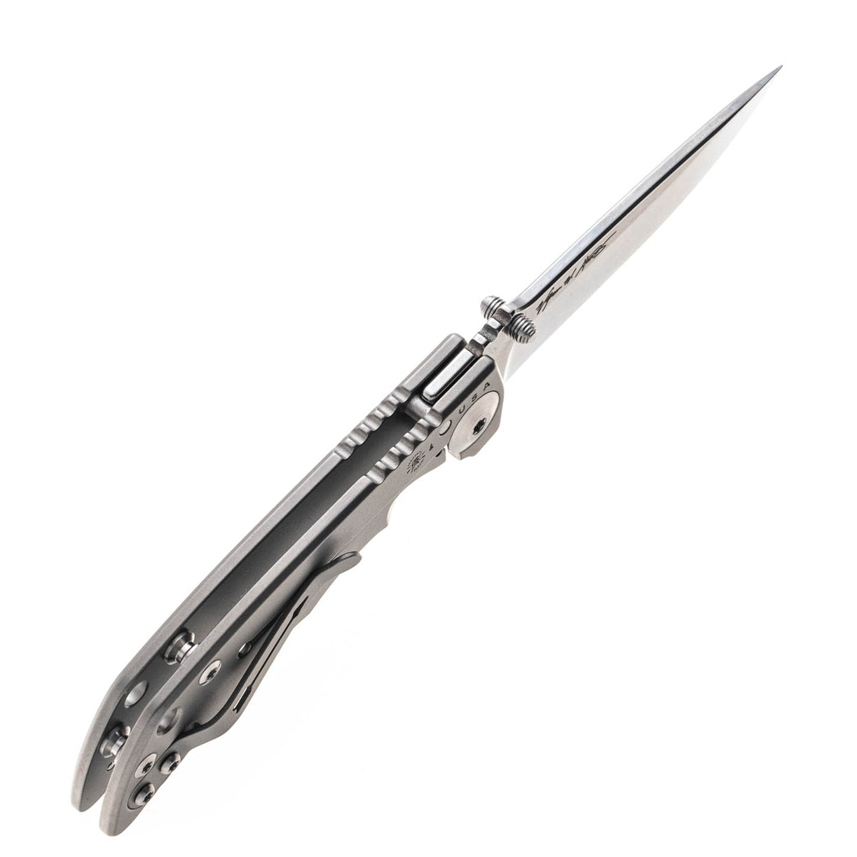 Spartan Harsey Folder 3.25 (Bead Blasted Titanium Handle)