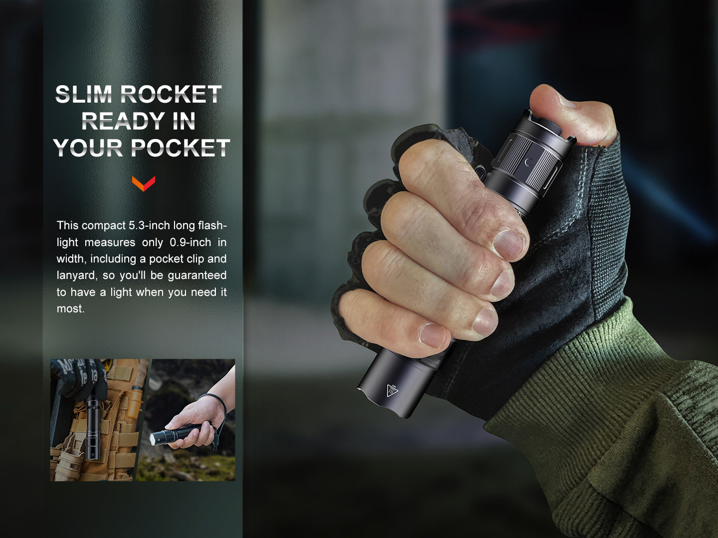 Fenix PD35R Rechargeable Flashlight (1700 Lumens)