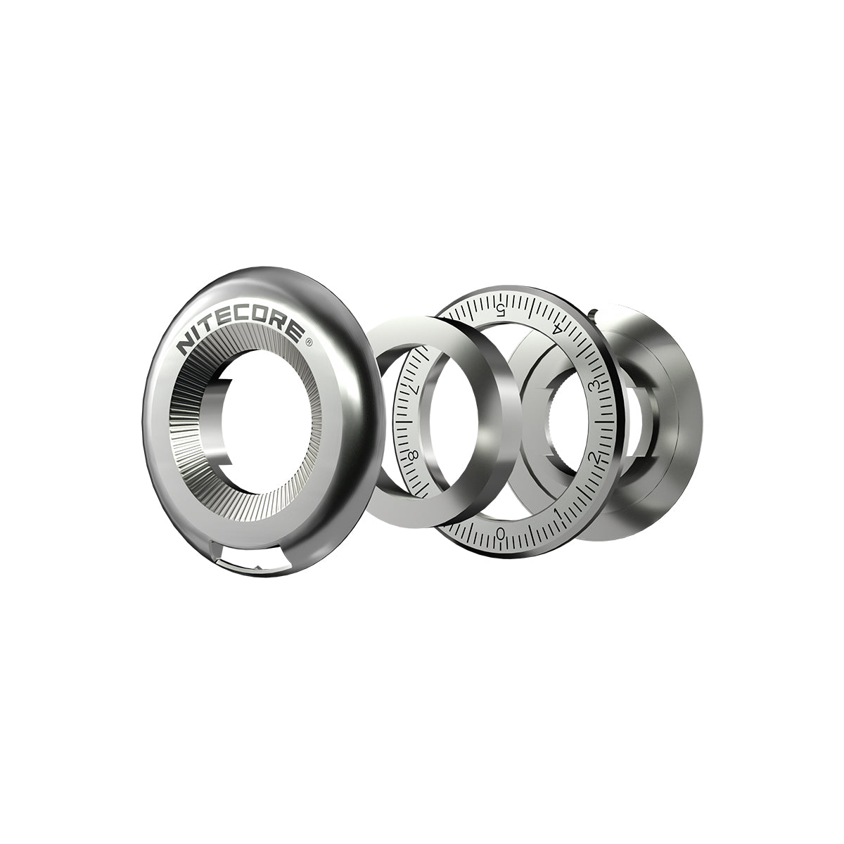 Nitecore Accessory Halo 10 Titanium Curve Measure Ring