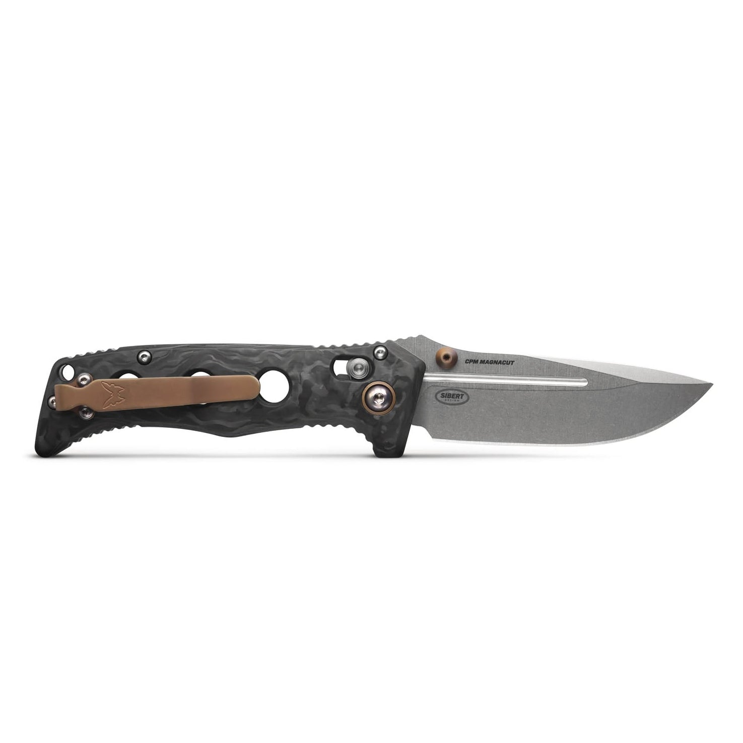 Benchmade 273-03 Mini Adamas Folding Knife (Marbled Carbon Fiber Handle)