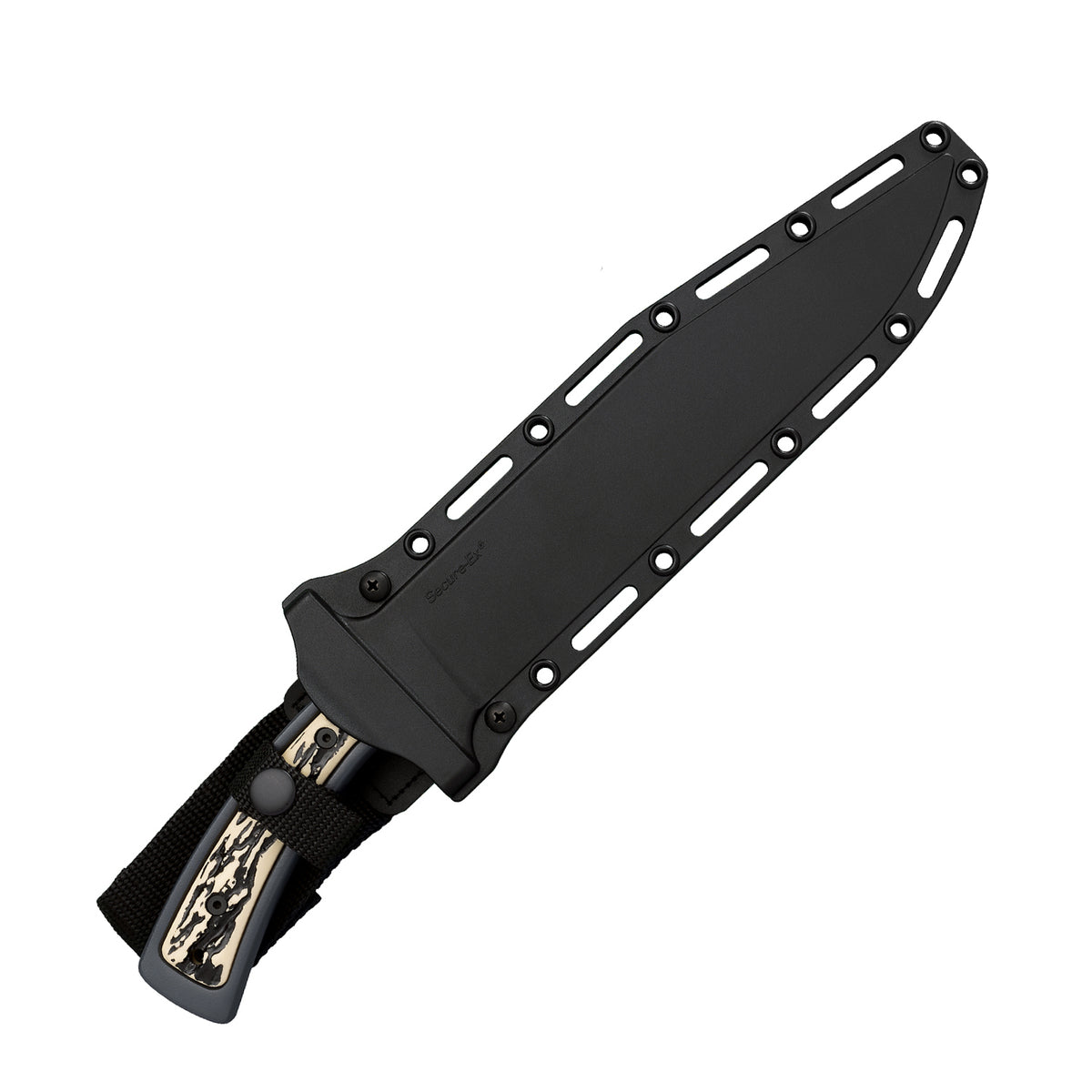 Cold Steel Drop Forged Bowie Fixed Blade (Faux Stag Handle)