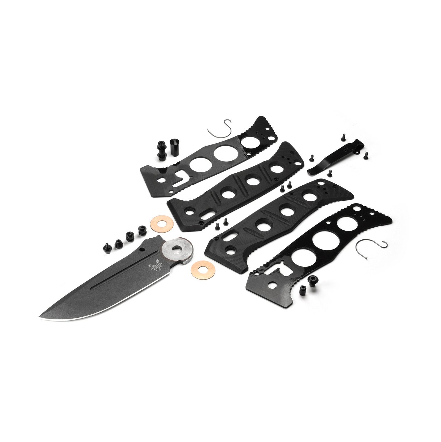 Benchmade 275GY-1 Adamas Folding Knife (Black G10 Handle)