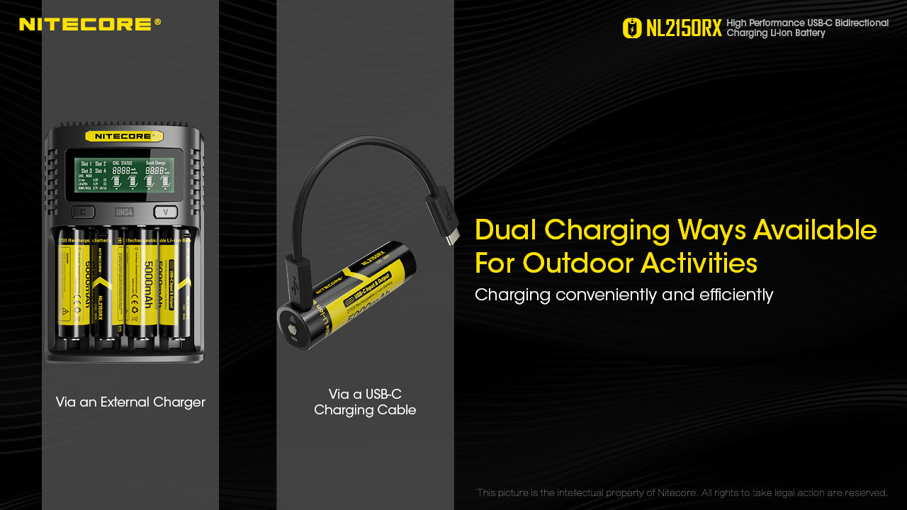 Nitecore Battery 21700 NL2150RX