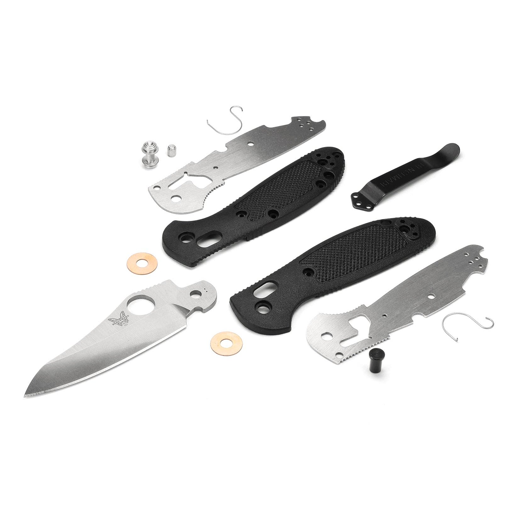 Benchmade 555-S30V Mini Griptilian Folding Knife (Black Noryl GTX Handle)