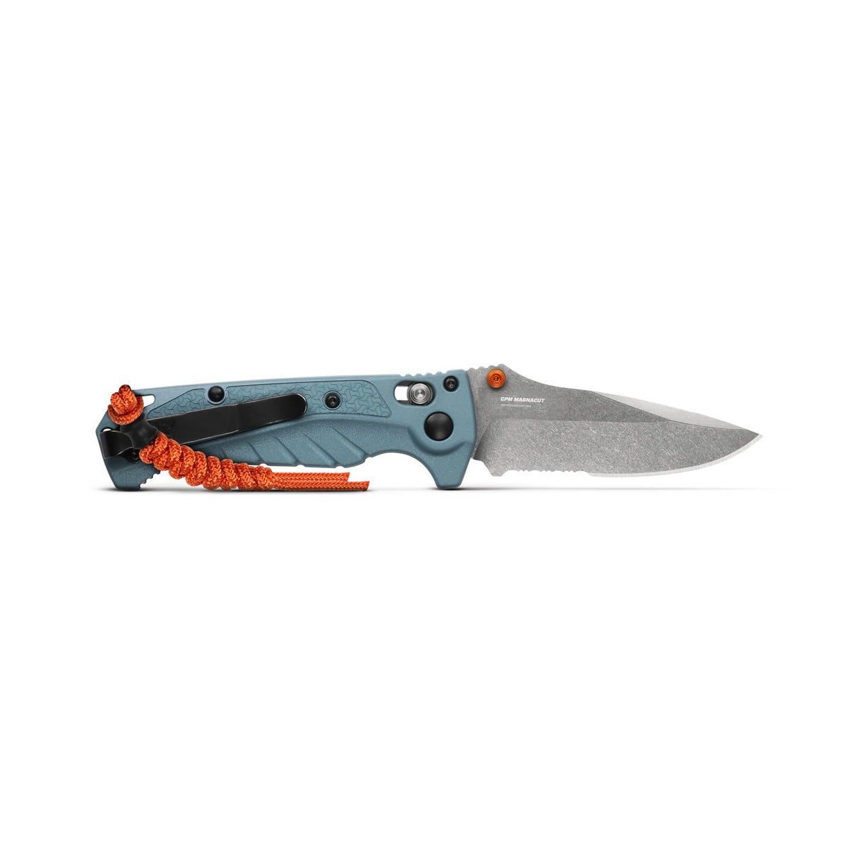 Benchmade 18065S Water Mini Adira Folding Knife (Depth Blue Grivory Handle)