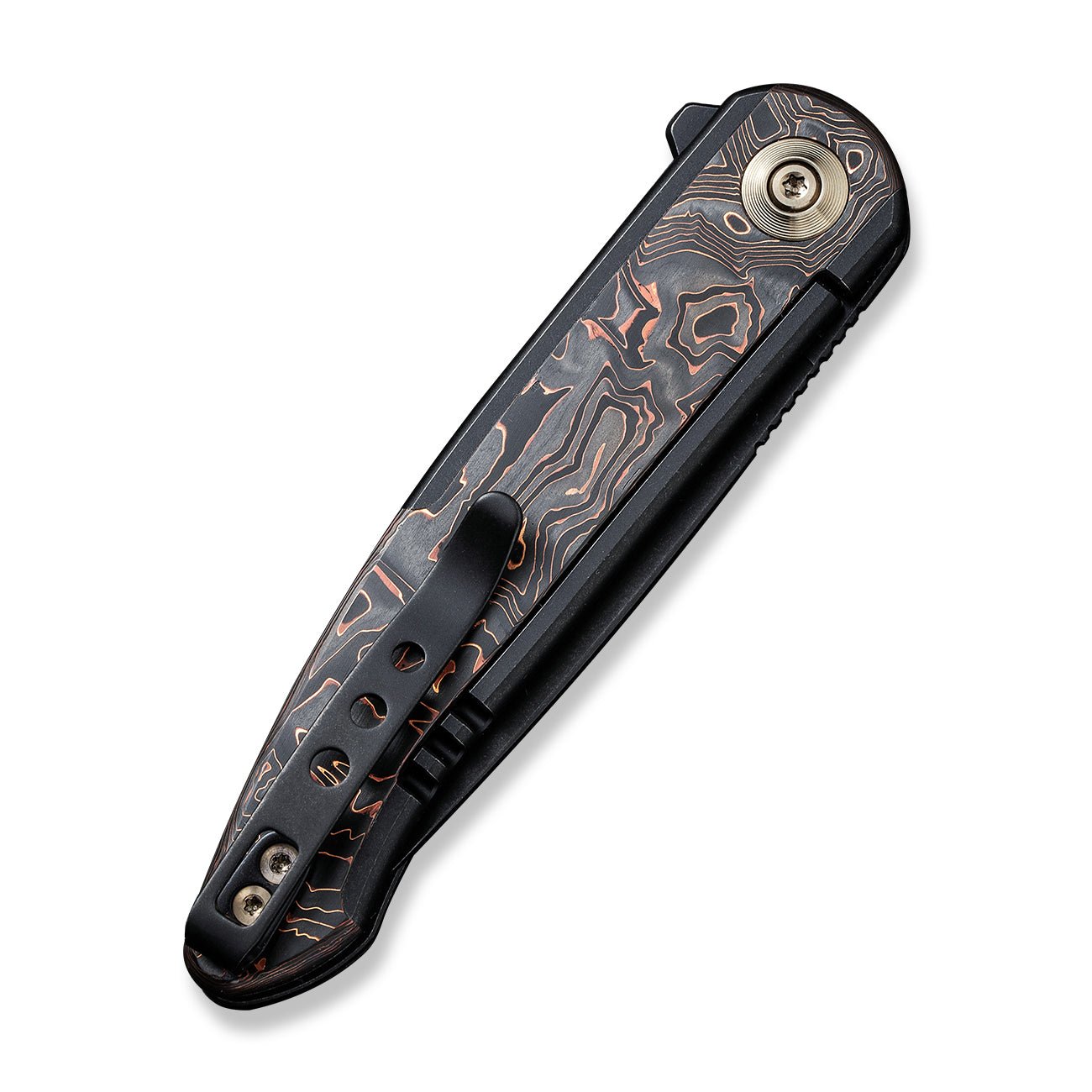 WE KNIFE WE20043-6 Smooth Sentinel (Titanium & Carbon Fiber Handle)