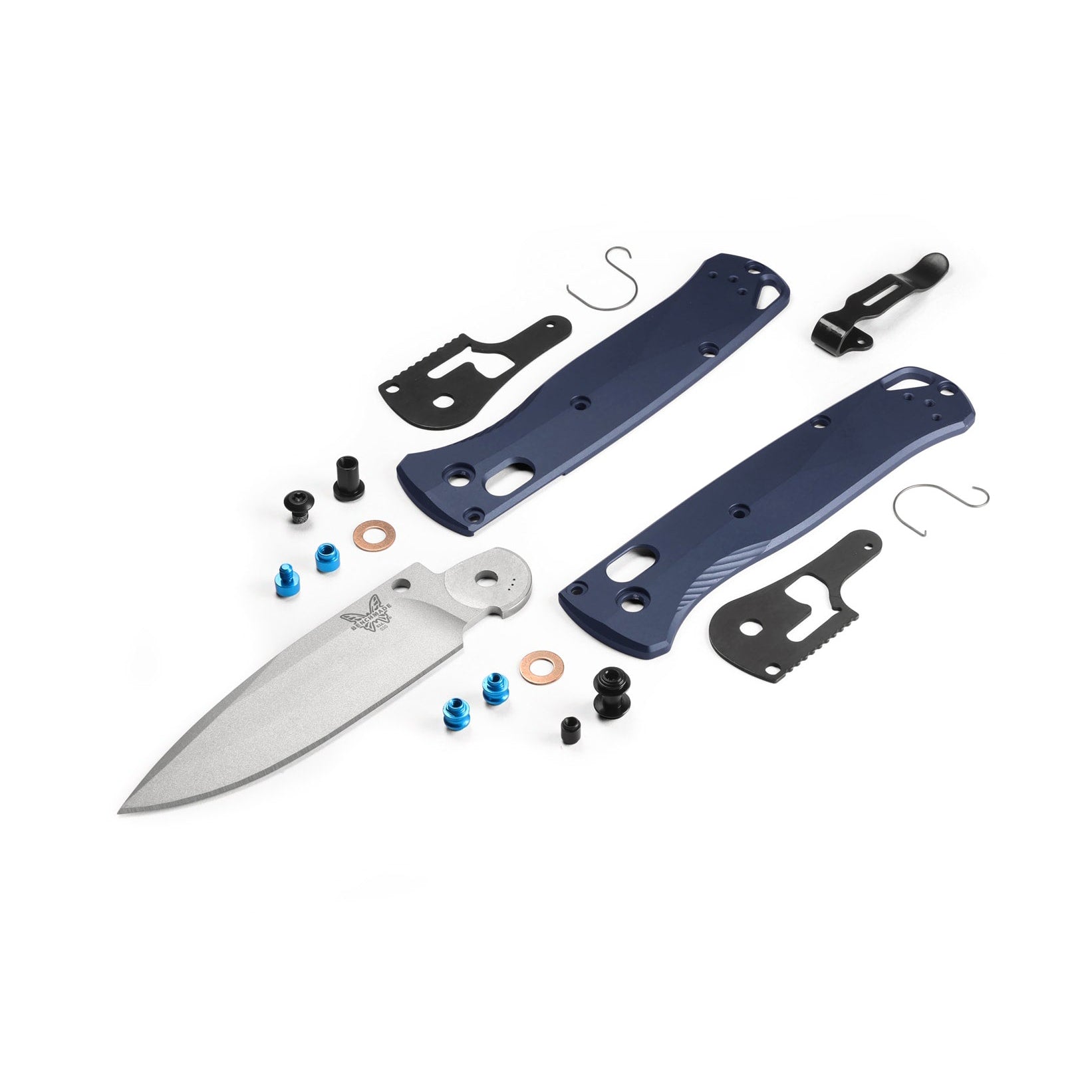 Benchmade 535SL-13 Bugout Folding Knife (Crater Blue Aluminum Handle)