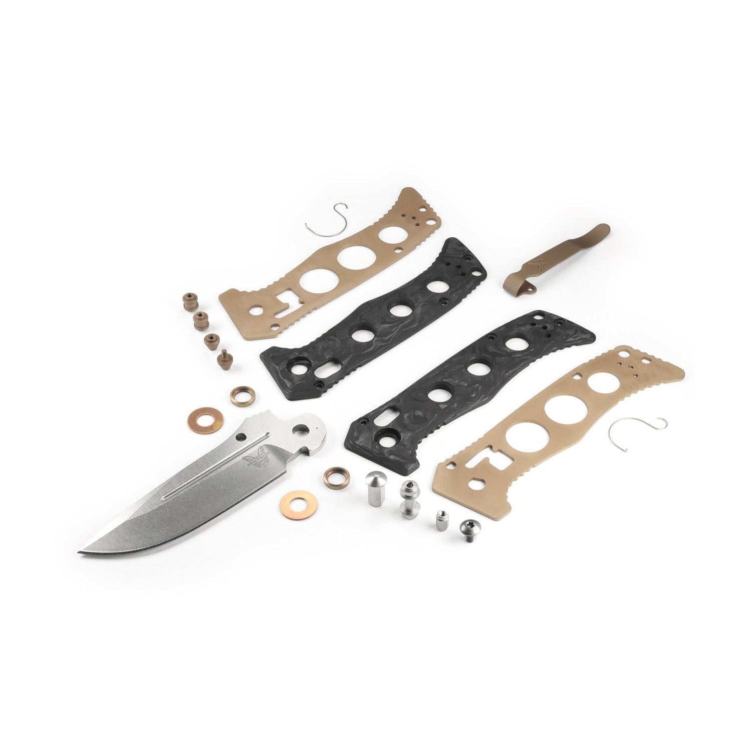 Benchmade 273-03 Mini Adamas Folding Knife (Marbled Carbon Fiber Handle)