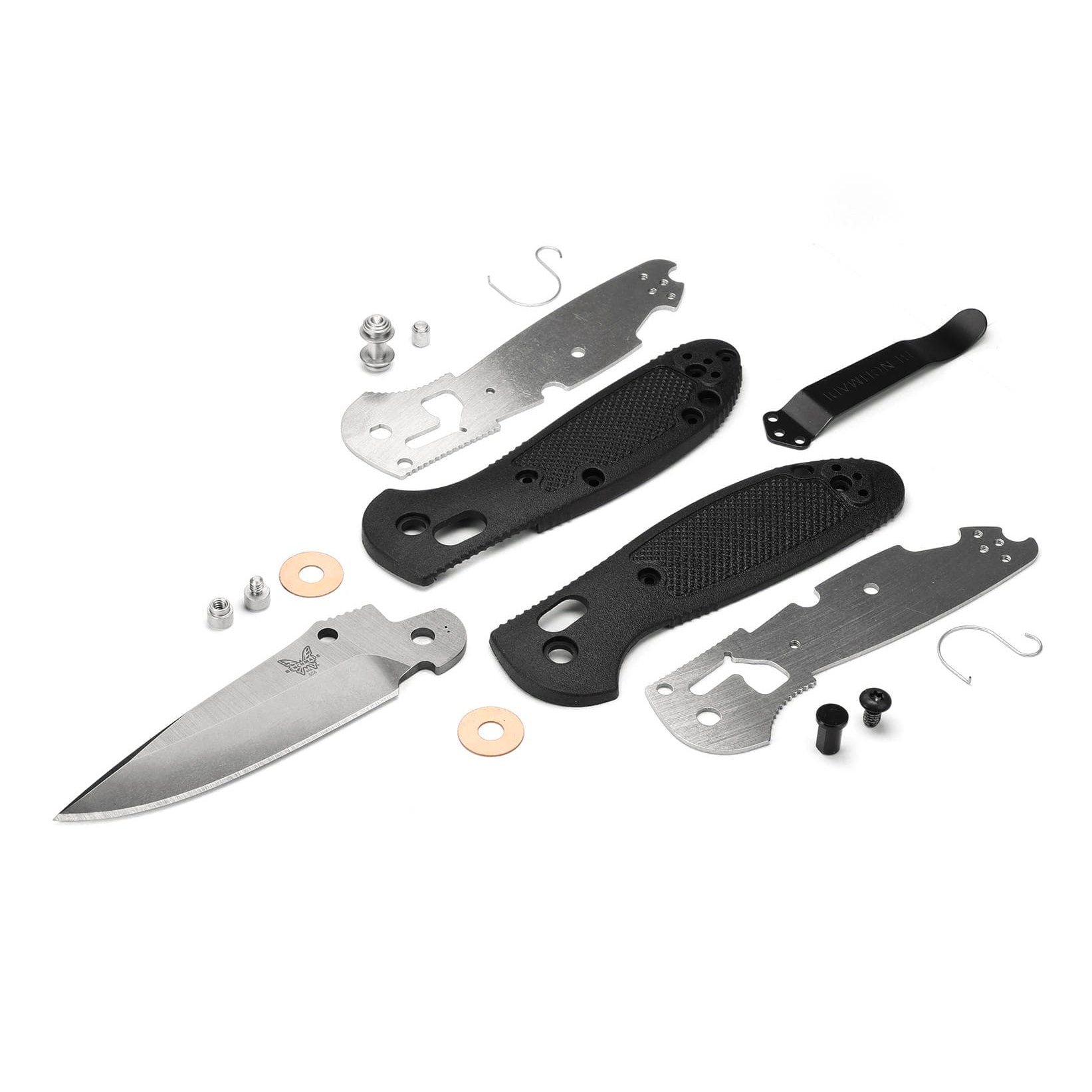 Benchmade 556-S30V Mini Griptilian Folding Knife (Black Noryl GTX Handle)