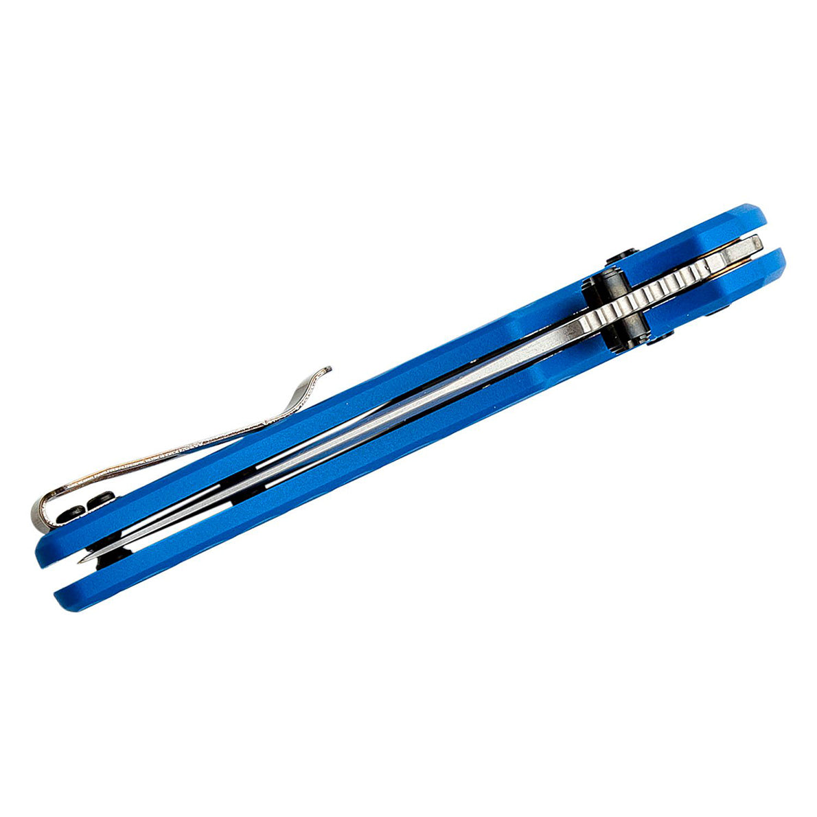 Hogue Deka MagnaCut Folding Knife (Blue Polymer Handle)