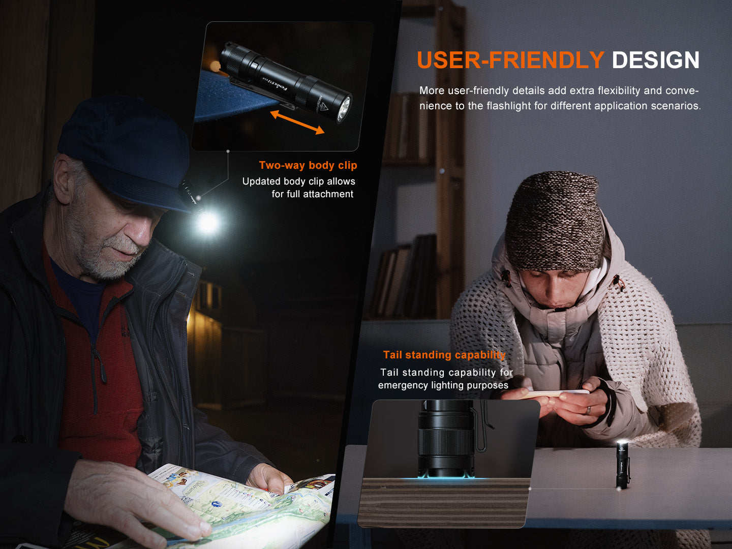 Fenix E12 V3.0 EDC Flashlight (200 Lumens)
