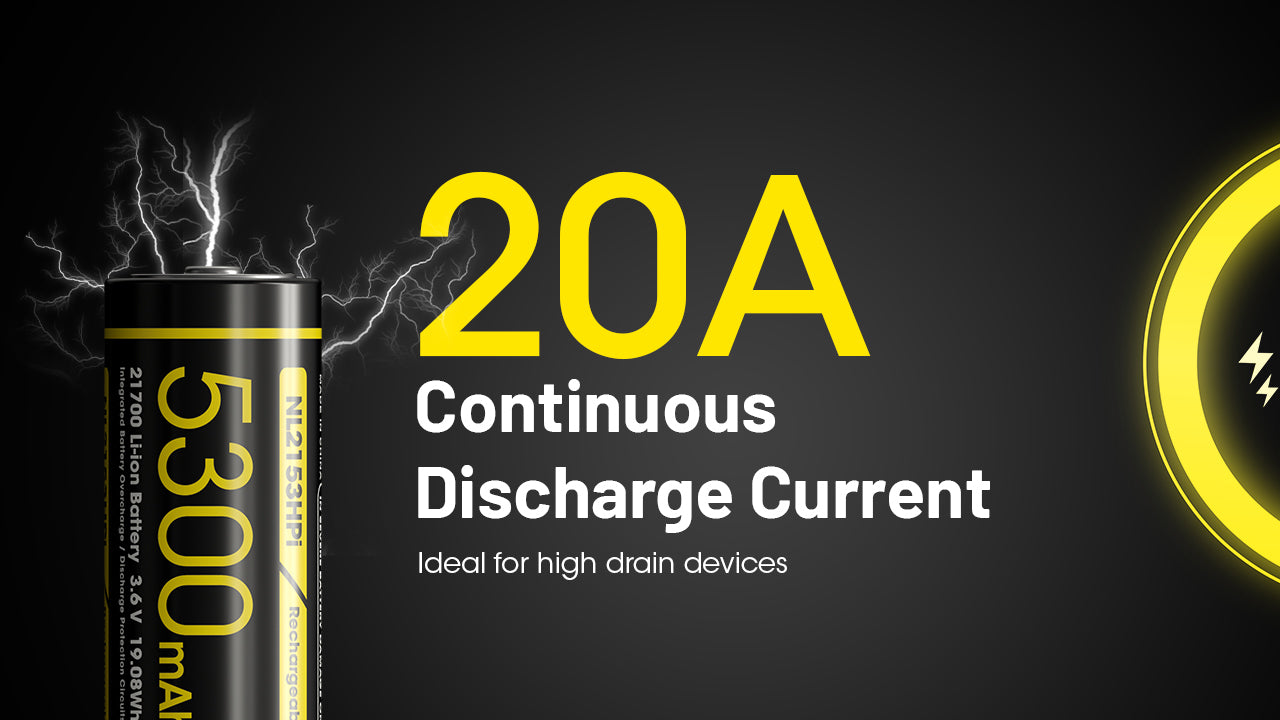 Nitecore Battery 21700 NL2153HPi