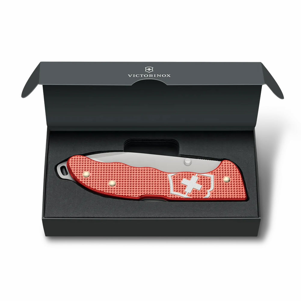 Victorinox Evoke Alox Stone Red Back Lock Folding Knife 0.9415.L25 (Limited Edition 2025)