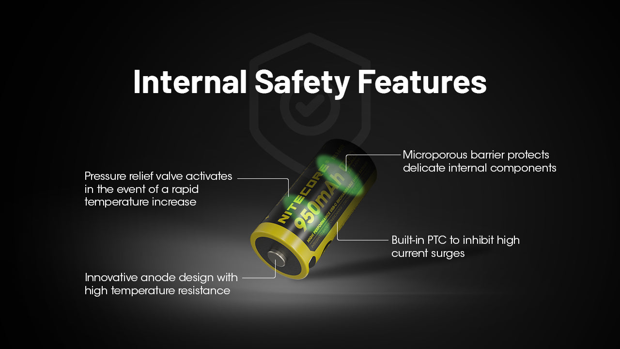 Nitecore Battery RCR123 NL169R
