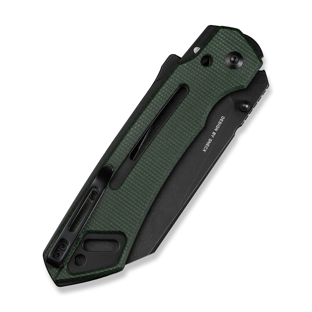 Civivi C24052-3 Buster FG Folding Knife (Green Canvas Micarta Handle)