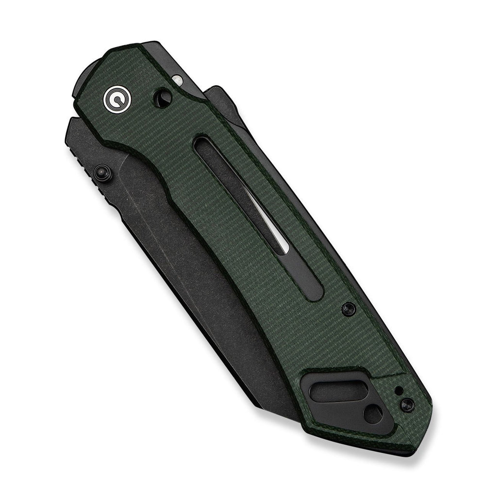 Civivi C24052-3 Buster FG Folding Knife (Green Canvas Micarta Handle)