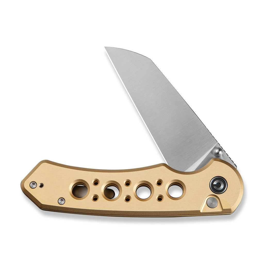 Civivi C24067-3 Pragma Prime Folding Knife (Champagne Milled Aluminum Handle)