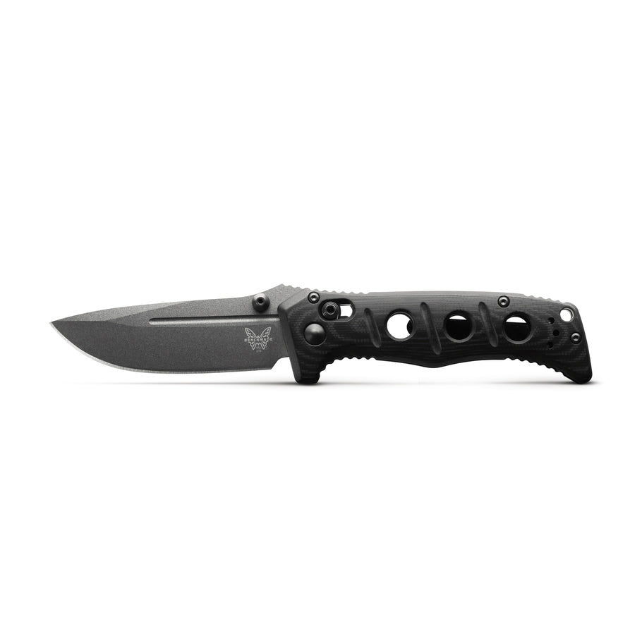 Benchmade 273GY-1 Mini Adamas Folding Knife (Black G10 Handle)