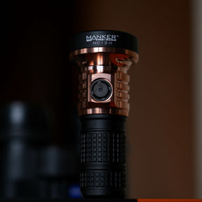 Manker MC13 II Copper & Aluminum Rechargeable Flashlight (Basic Set) (4500 Lumens)