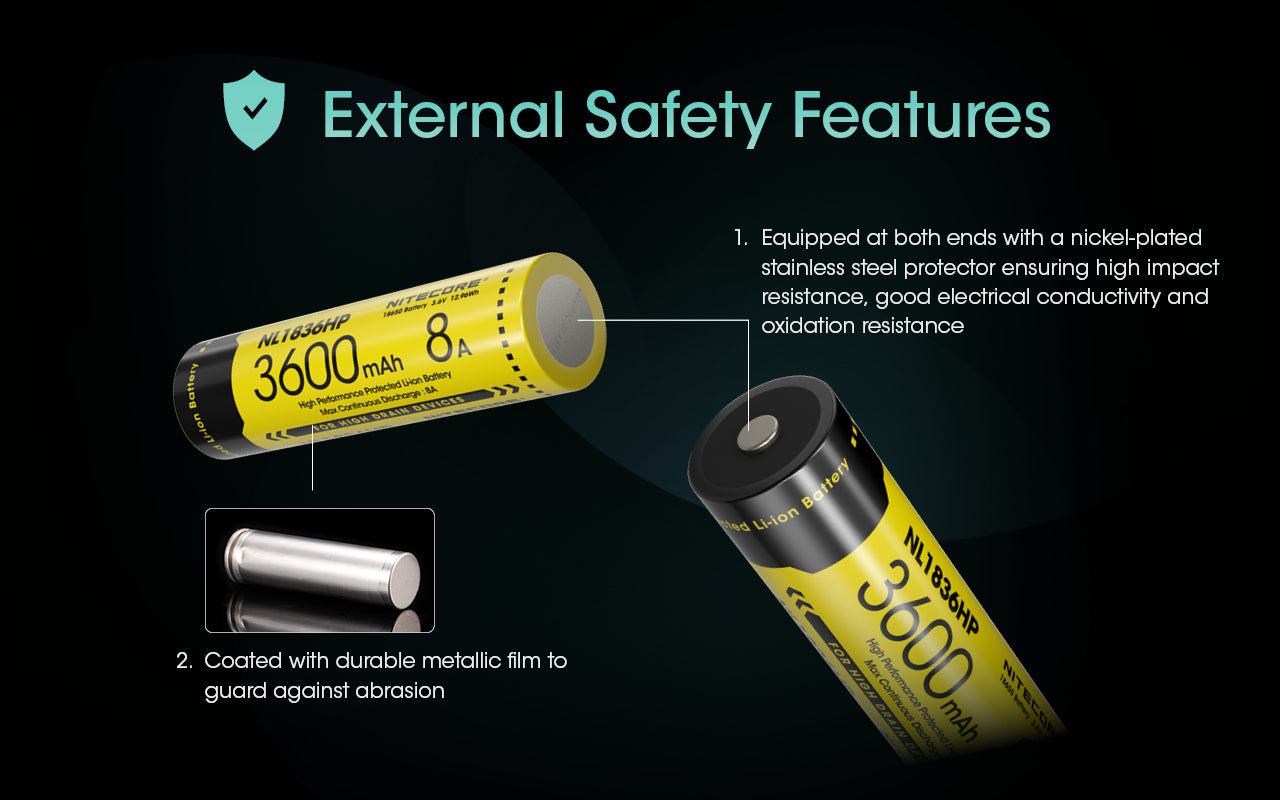 Nitecore Battery 18650 NL1836HP