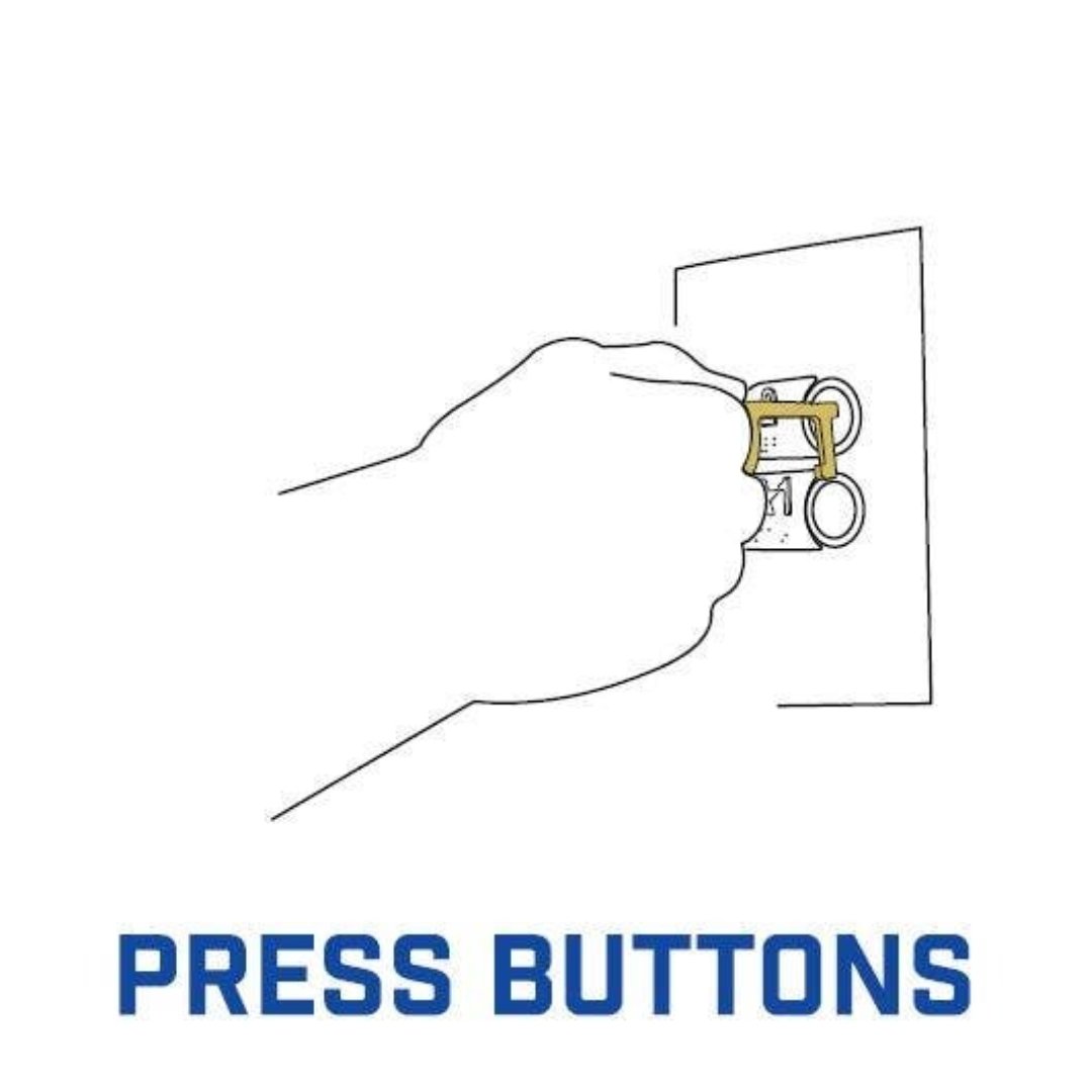 Zootility Careful Key Antimicrobial Door Opener Grip-70